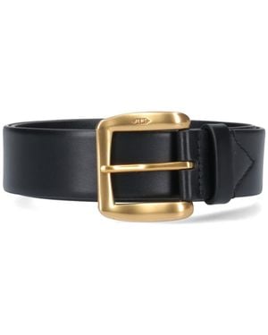 J&m Davidson Belts Pelle Di Vitello - Black
