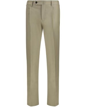 Germano 1952 Tailored Trousers Merino Wool Trousers - Green