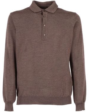 Kangra Polo With Buttons - Brown