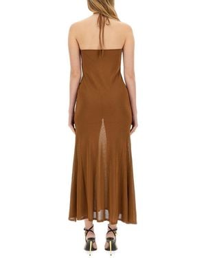 Tom Ford Slim Fit Mini T-Shirt Dress - Brown
