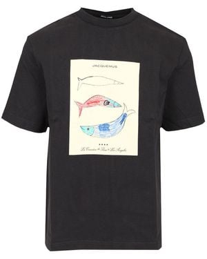Jacquemus Marino T-Shirt - Black