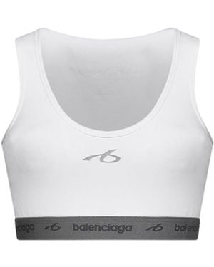 Balenciaga Techwear Bra Tank Top - White