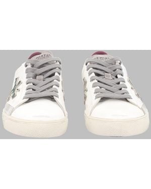 Premiata Trainers Steven Calf Leather - Metallic