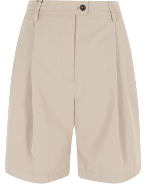 Save The Duck Bermuda Lysandra Poliestere Short - Natural