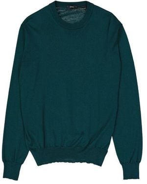 Herno Bicolor Virgin Wool Sweatshirt - Green