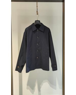 Doppiaa Aarneis Cotton Jacket Coats - Blue