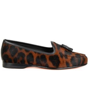 Santoni Sandals Pony Hair Upper - White