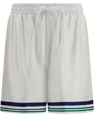 CASABLANCA Hotel Crest Shorts - Grey