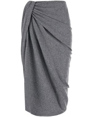 Isabel Marant Skirt Jeldia-Gc Tech Fabric - Grey