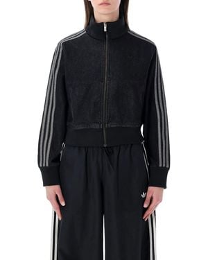 adidas Originals Firebird Denim Track Top - Blue