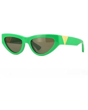 Bottega Veneta Sunglasses Cat Eye Full Rim, Frame And Lens Bv1176S003 - Green