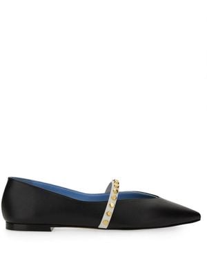 McQueen Leather Ballerina - Multicolour