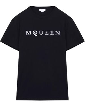 McQueen T-Shirts And Polos - Black