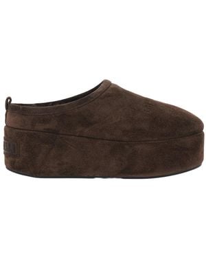Balenciaga Mule Alaska Suede Platform - Brown
