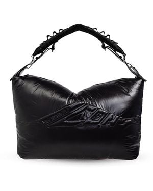 DSquared² Logo Patch Padded Shoulder Bag - Black