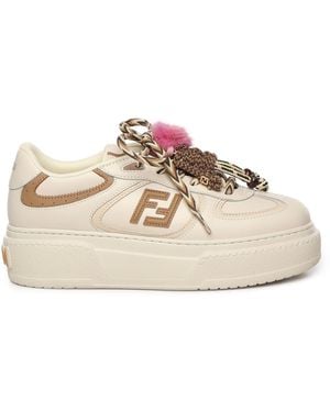 Fendi Match Sneakers - Natural