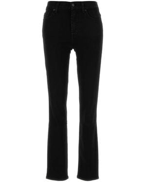 7 For All Mankind Stretch Denim Roxanne Jeans - Black