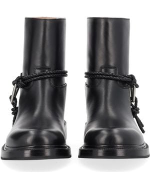Bottega Veneta Boots James Calf Leather - Black