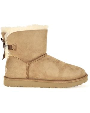 UGG Mini Bailey Bow Ii Boots - Natural