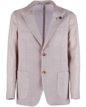 Lardini Liknit Jacket - Purple