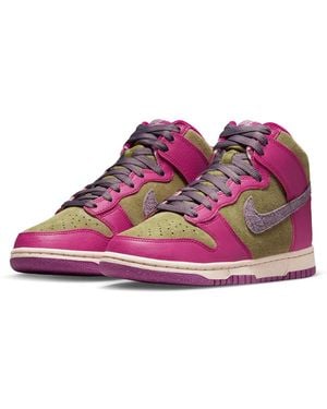 Nike Dunk High Trainers Shoes - Purple
