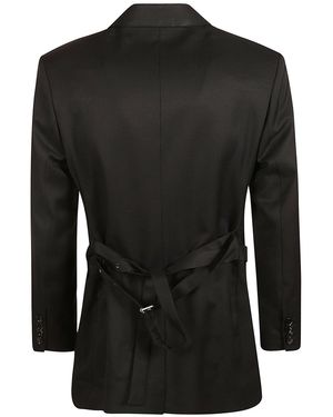 Acne Studios Ah0287 Viscose Wool Giacca - Black