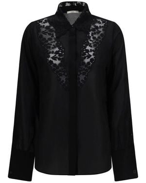 Fendi Black Silk Blouse