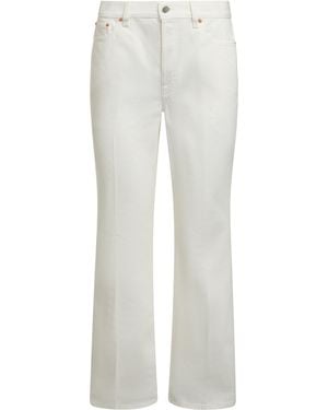 Gucci Flared Pants Polyester - White