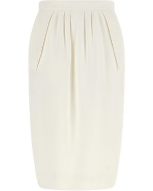 Stella McCartney High Waist Skirt - White
