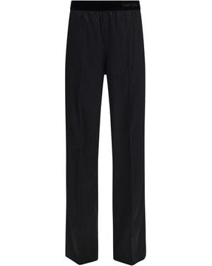 Tom Ford Silk Casual Pants - Black