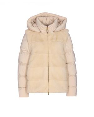 Moorer Morzine Down Jacket - Natural