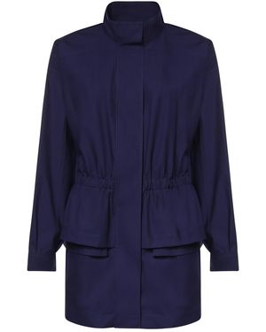 Fendi Coats Co+Vi+Bott:Mdp - Blue