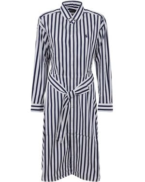 Polo Ralph Lauren Ls Stphne Dr-Long Sleeve-Day Dress in Blue