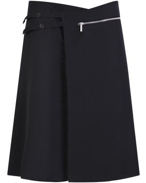 SAPIO Asymmetric Skirt - Black