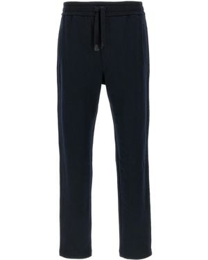 Brioni Cotton Joggers Trousers - Blue