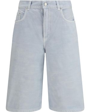 Haikure New Becky Denim Shorts Cotton Bermuda - Blue