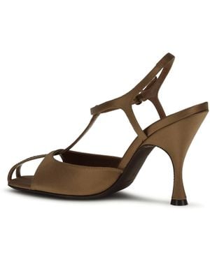 Herbert Levine Hidden Gem Sandals Silk - White