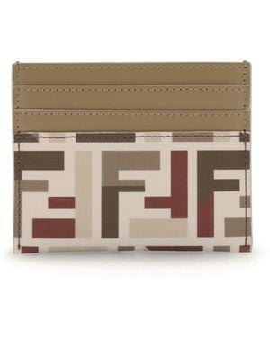 Fendi Ff Card Holder - Multicolour