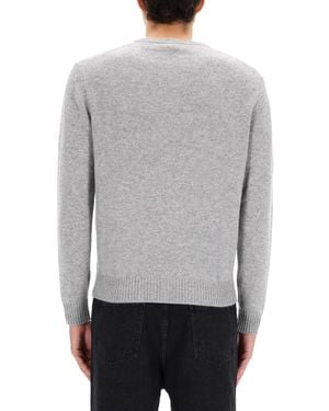 Aspesi Cashmere Knitted Sweater Sweaters - Gray
