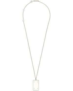 Maison Margiela Brass Necklace - White