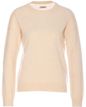 Zadig & Voltaire Cici Patch Jumper - Natural