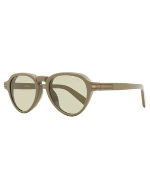 ZEGNA Acetate Pilot Sunglasses Ez0252 45E 51Mm Plastic (Acetate) - Black