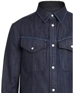 Ferragamo Flap-Pocket Cotton Jacket - Blue