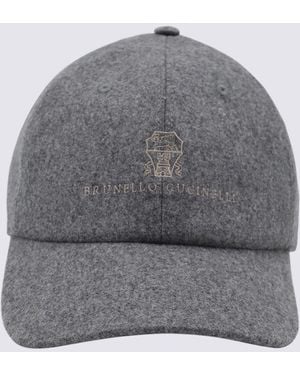 Brunello Cucinelli Wool Hat - Grey