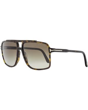 Tom Ford Kemp Pilot Sunglasses Tf1177 52B 59Mm Plastic (Acetate) - Black