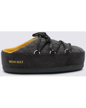 Moon Boot Flat Shoes _Cover Tex Le Sole El - Black