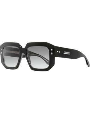 Isabel Marant Isabel Marant Bevelled Rectangular Acetate Sunglasses - Black