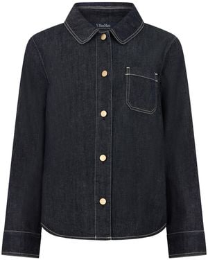 Max Mara Denim Shirt Cotton - Black