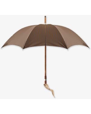 Larusmiani Umbrella St.Moritz Ram Umbrella - Brown