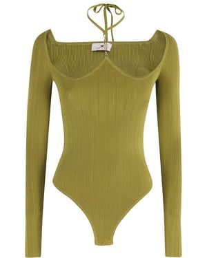 Elisabetta Franchi Body Tricot - Green
